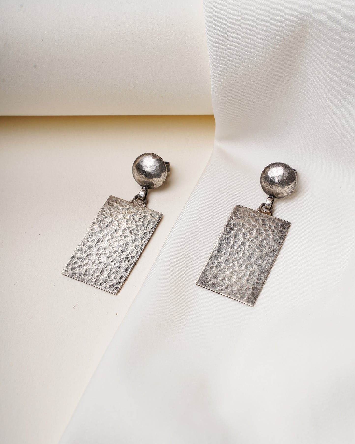 925 Silver Earrings|Contemporary Design Plain Silver Earrings