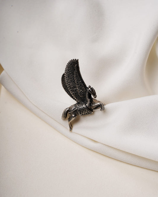 925 Silver Ring| Silver Pegasus Ring