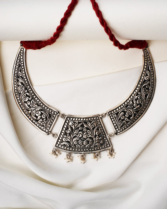 925 Silver Necklace| Noor Chitai Silver Necklace