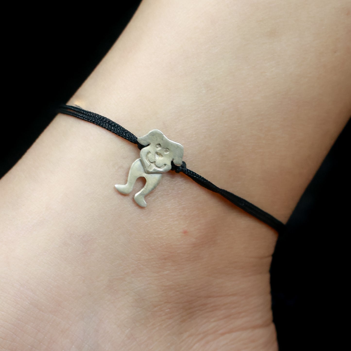 925 Silver Anklet| Nazakat Little Puppy Silver Anklet