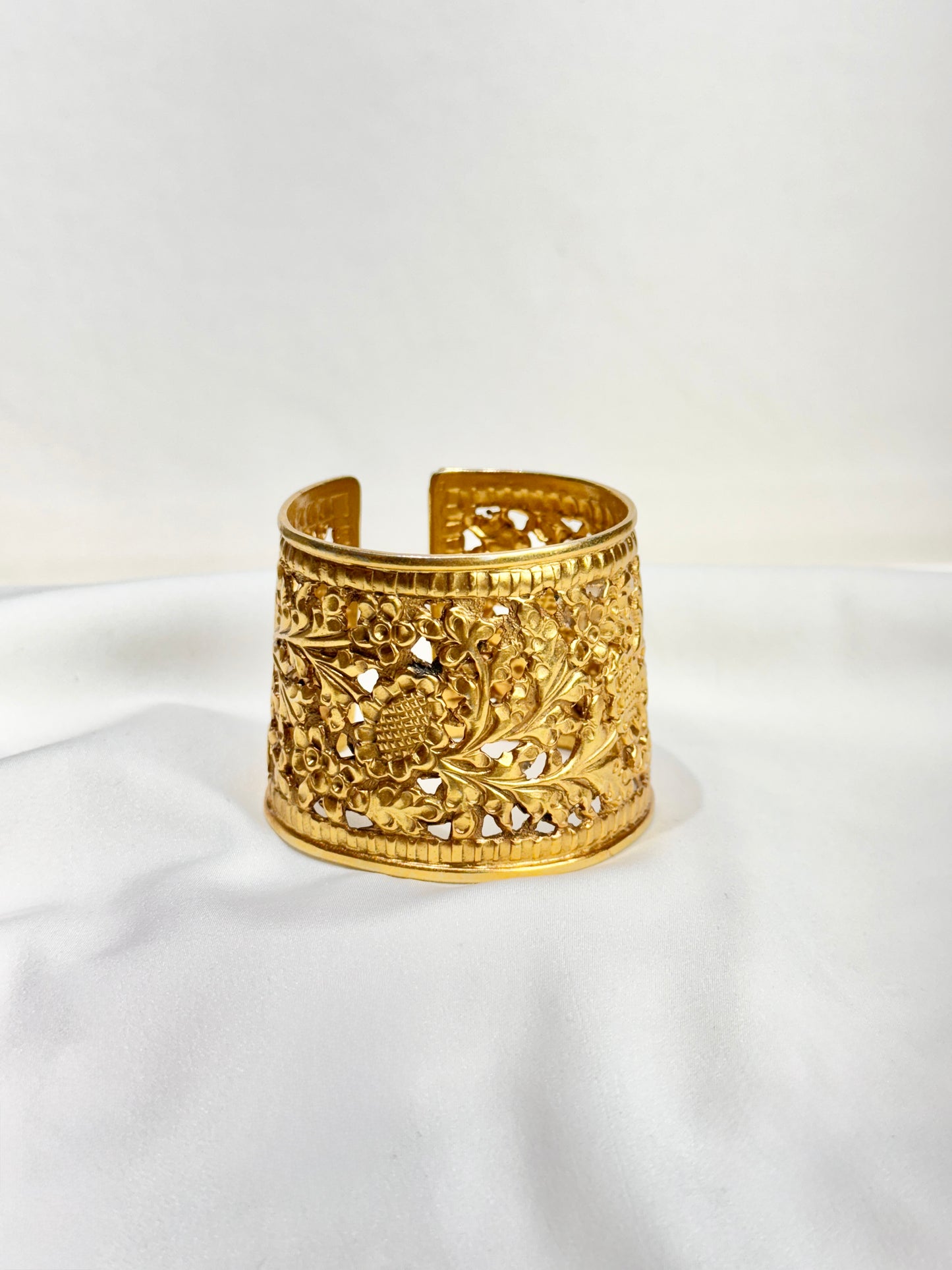 925 Silver Bangle| Gold Polished 925 Sterling Silver Cuff