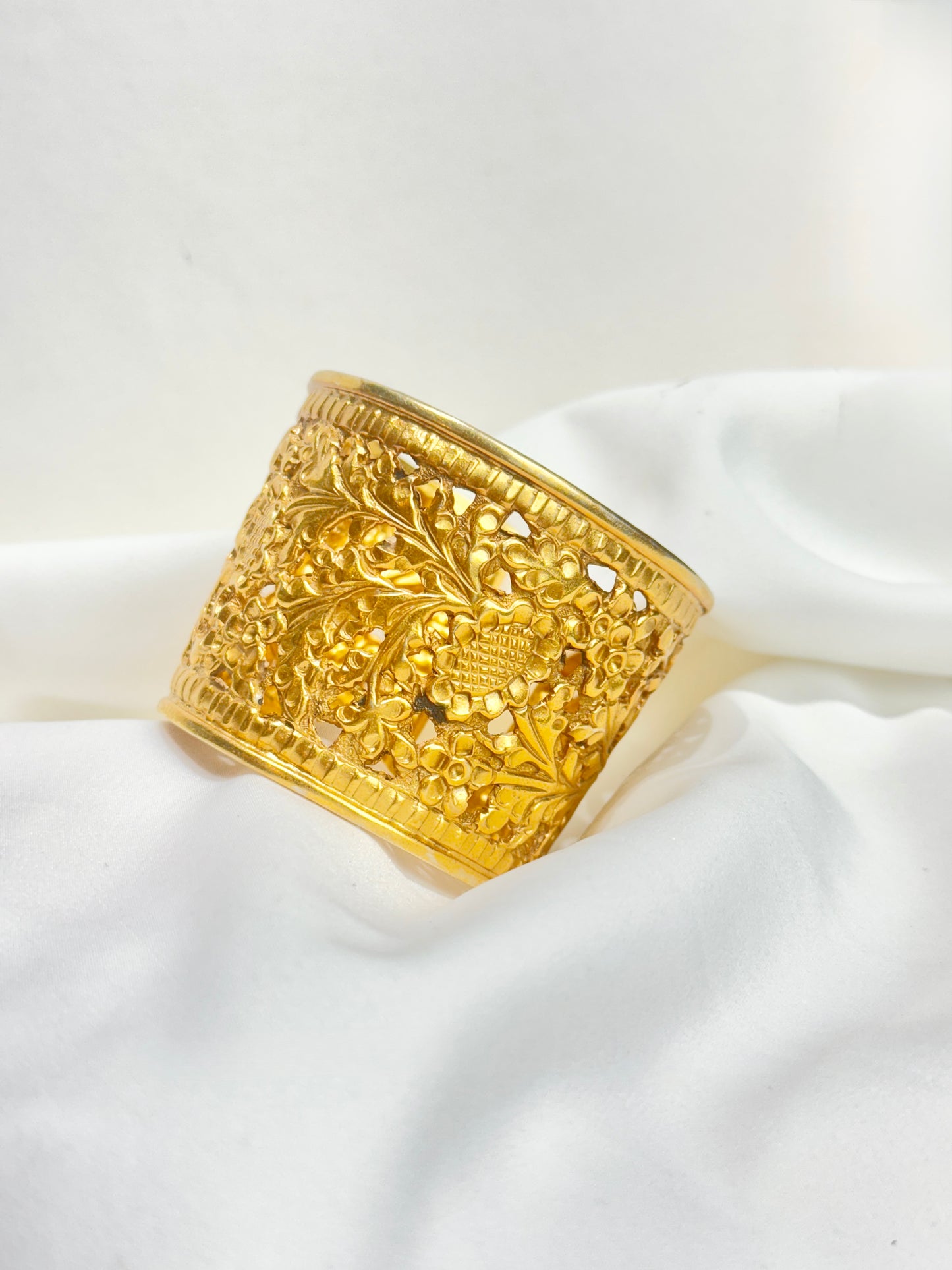 925 Silver Bangle| Gold Polished 925 Sterling Silver Cuff