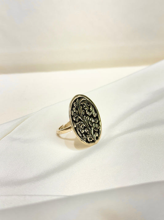 925 Silver Ring| Noor Chitai Floral Silver Ring