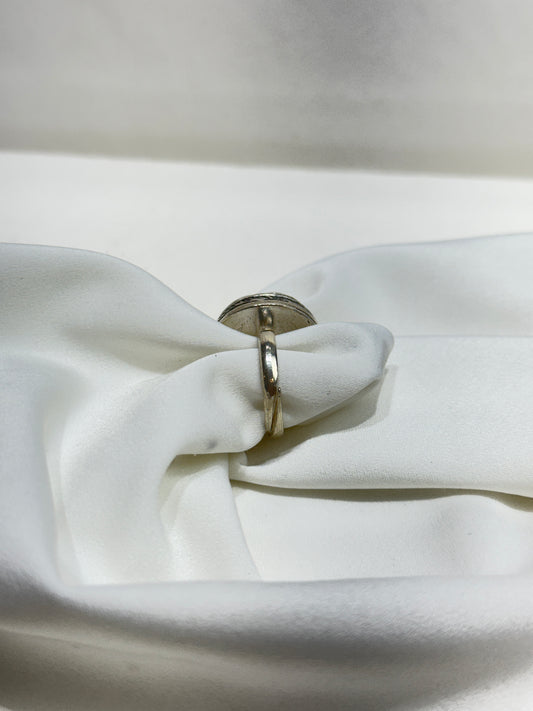 925 Silver Ring| Noor Chittai Floral Gumbad Silver Ring