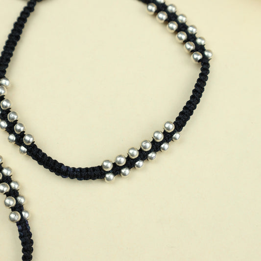 Nazakat Ball Charm Thread Anklet