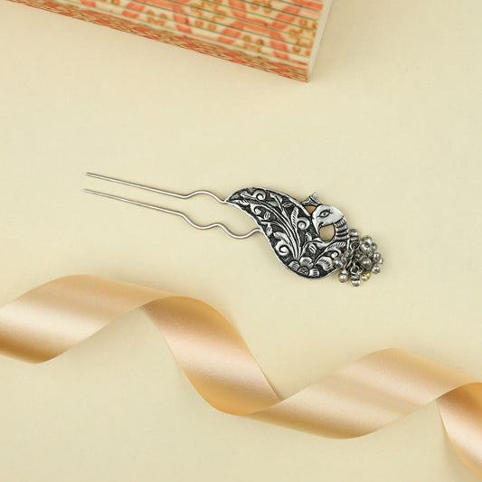 Noor Chittai Mayur Hairpin