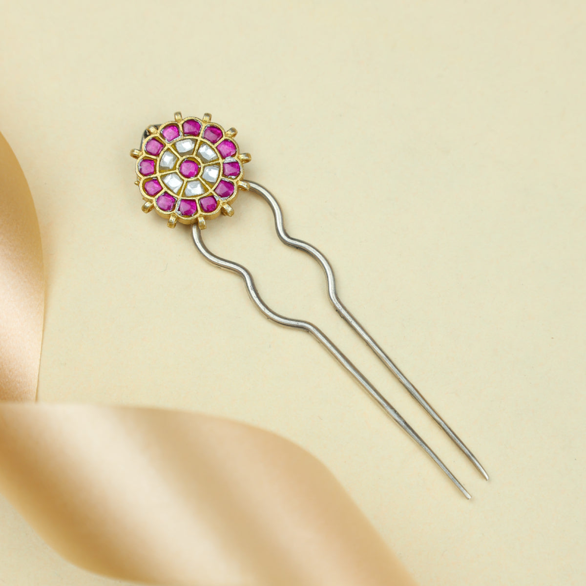 Anokhi Fusion Gold Polished Hairpin
