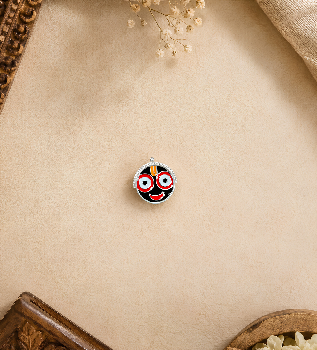 Jagannath Chakanayan Silver Pendant
