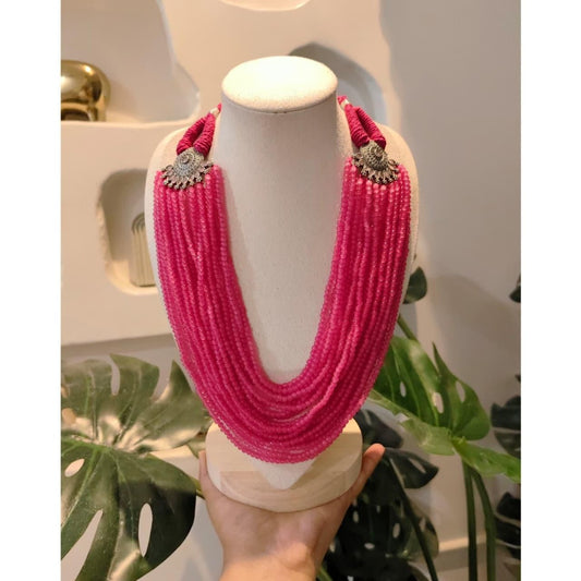 Tribal Tales Japanese Beads Multi Layer Necklace