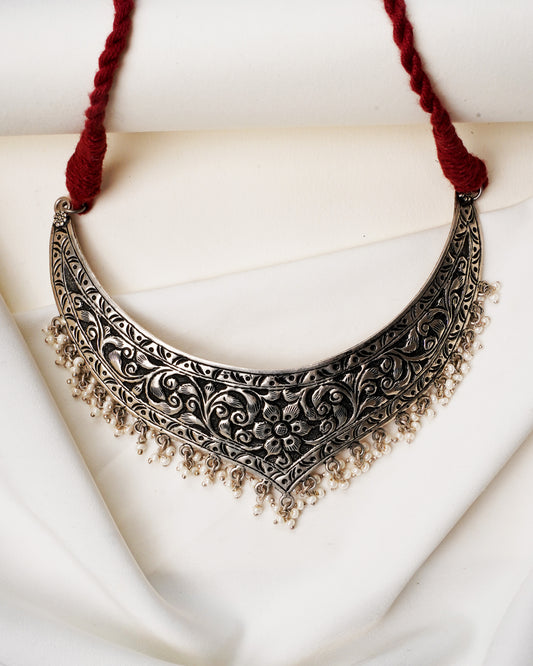 925 Silver Choker| Noor Chitai Silver Choker