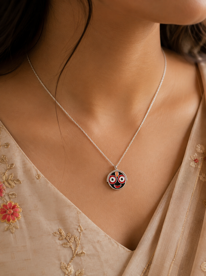 Jagannath Chakanayan Silver Pendant