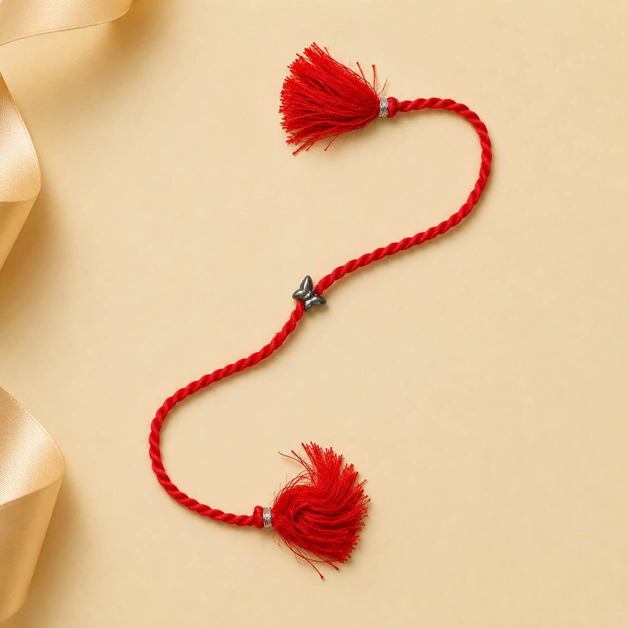 Butterfly-Inspired Silver Rakhi