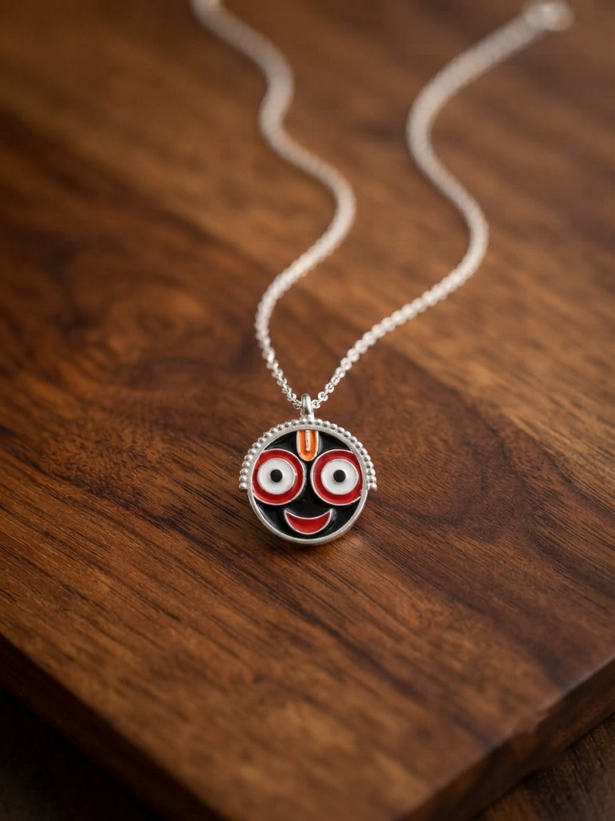 Jagannath Chakanayan Silver Pendant