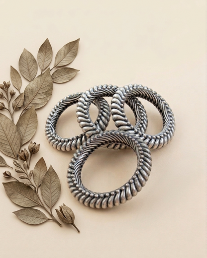 Anokhi Heritage Heirloom Silver Sutlada Bangle