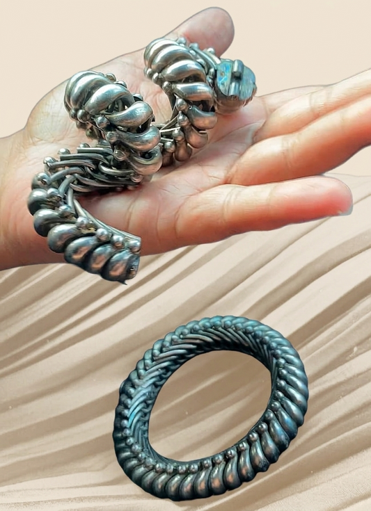 Anokhi Heritage Heirloom Silver Sutlada Bangle