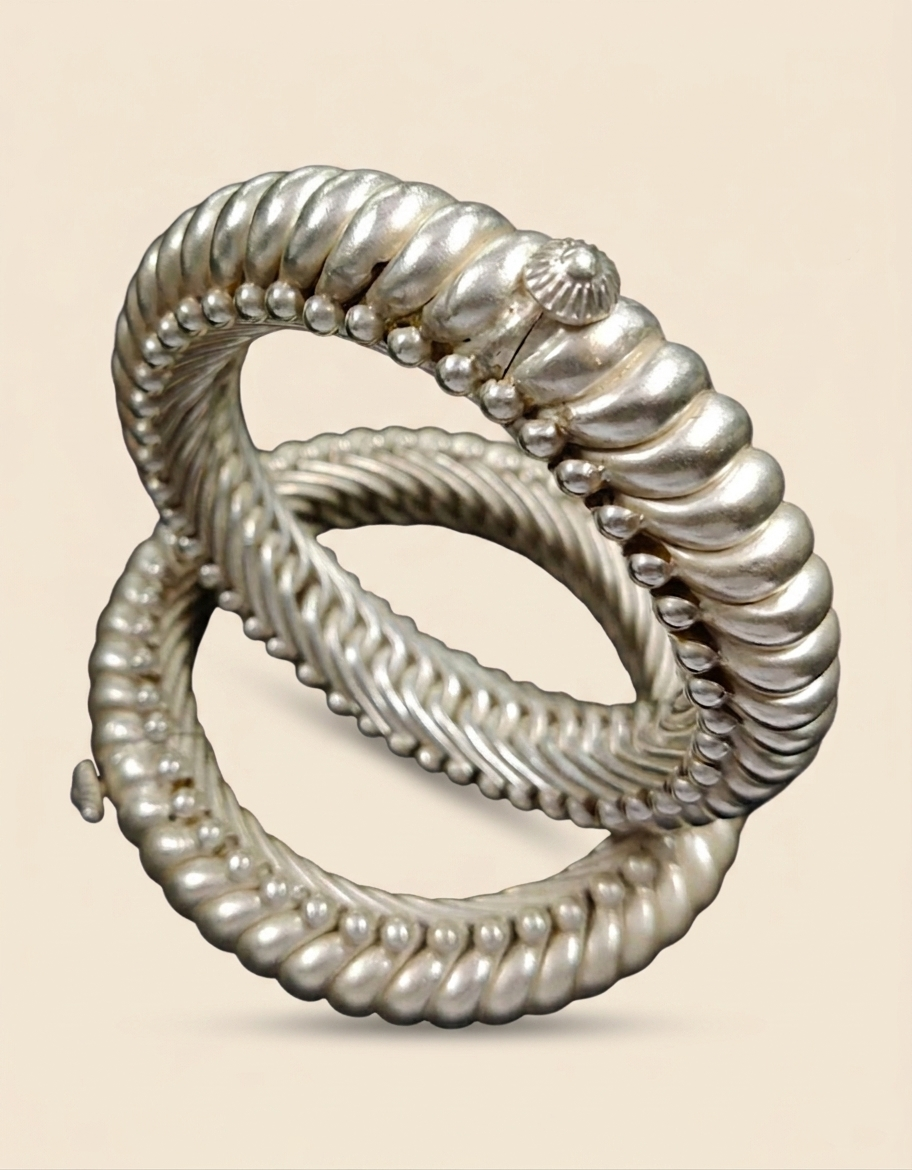 Anokhi Heritage Heirloom Silver Sutlada Bangle
