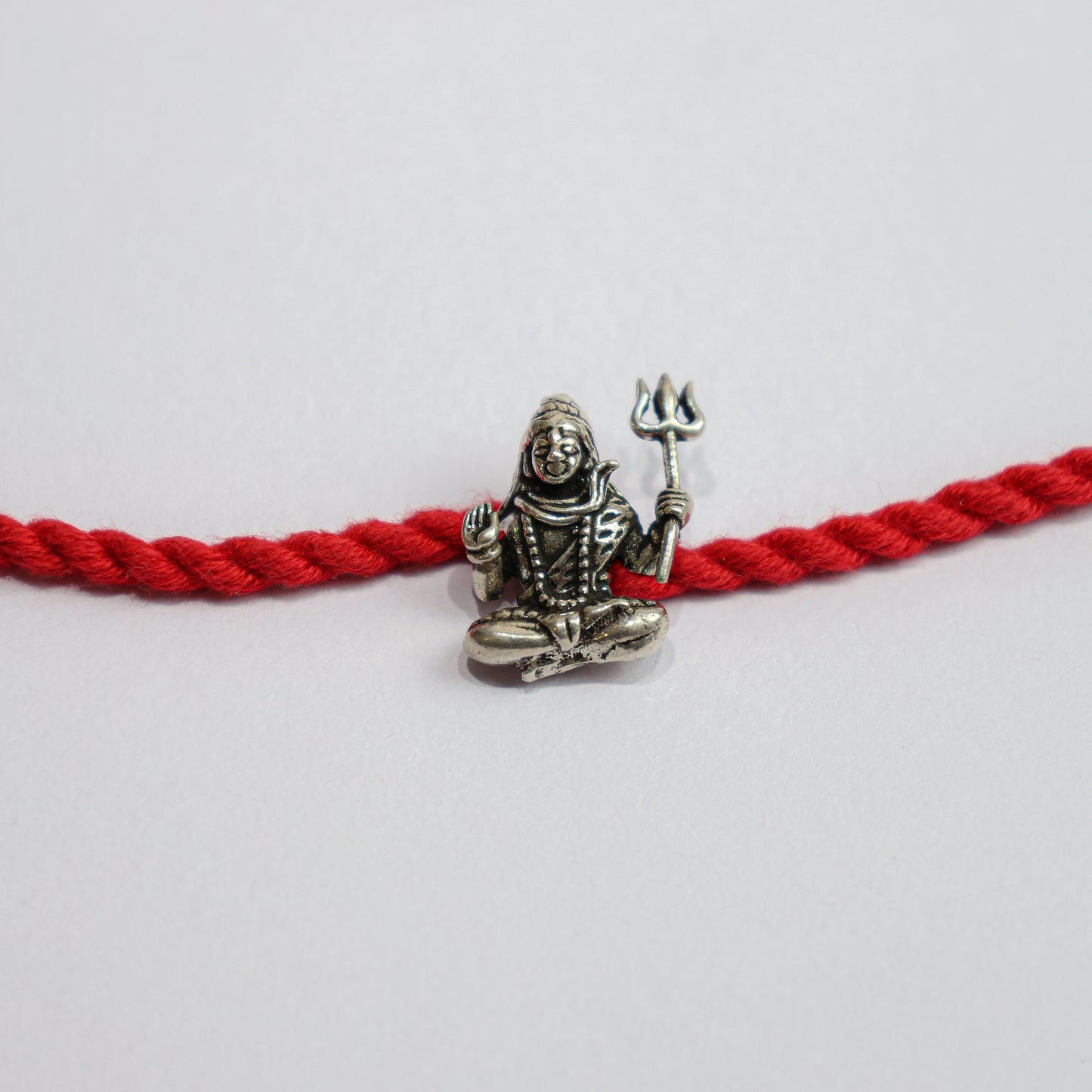 925 Silver Rakhi| Silver Mahakal Murti Rakhi
