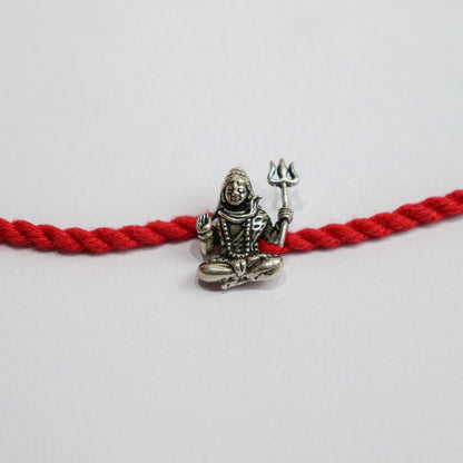 925 Silver Rakhi| Silver Mahakal Murti Rakhi
