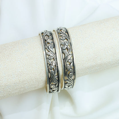 925 Silver Bangles| Noor Chitai Silver Statement Bangle