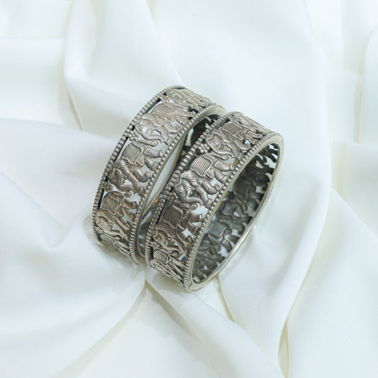 925 Silver Bangles| Ditya Silver Gajraj  Bangles ( Single Piece)