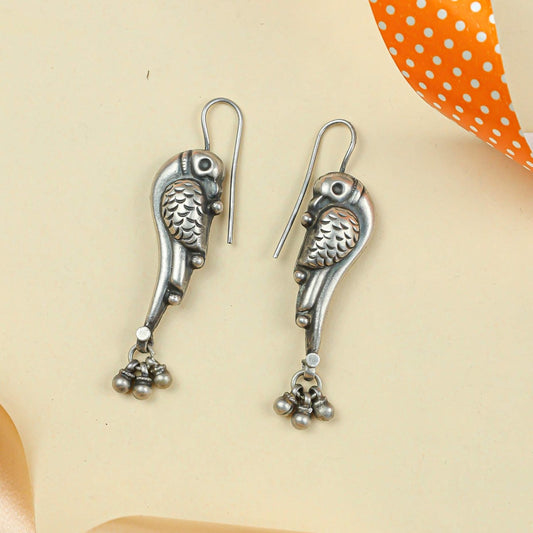 Tridha Silver Morni Earrings – 92.5 Silver