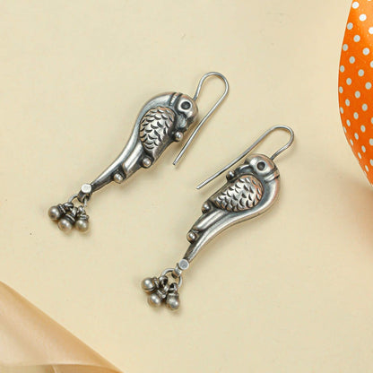 Tridha Silver Morni Earrings – 92.5 Silver