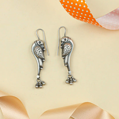 Tridha Silver Morni Earrings – 92.5 Silver