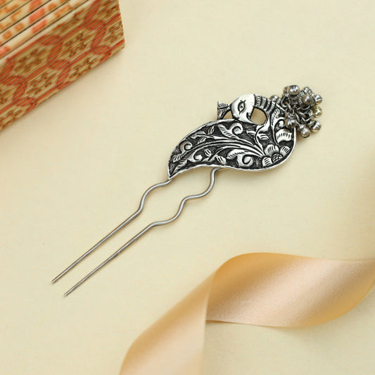 Noor Chittai Mayur Hairpin
