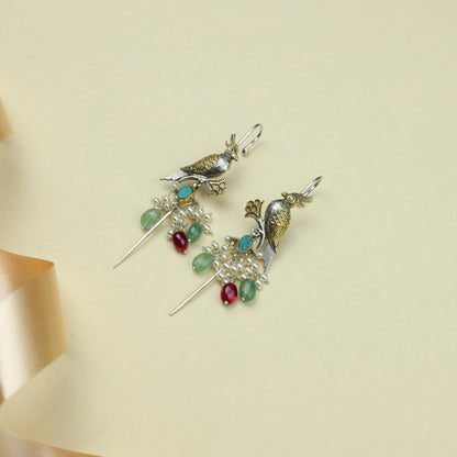 Anokhi Fusion Parrot Motif Ear Pin
