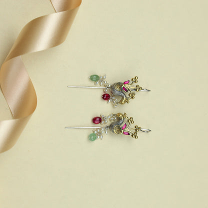 Anokhi Fusion Peocok Motif Ear Pin