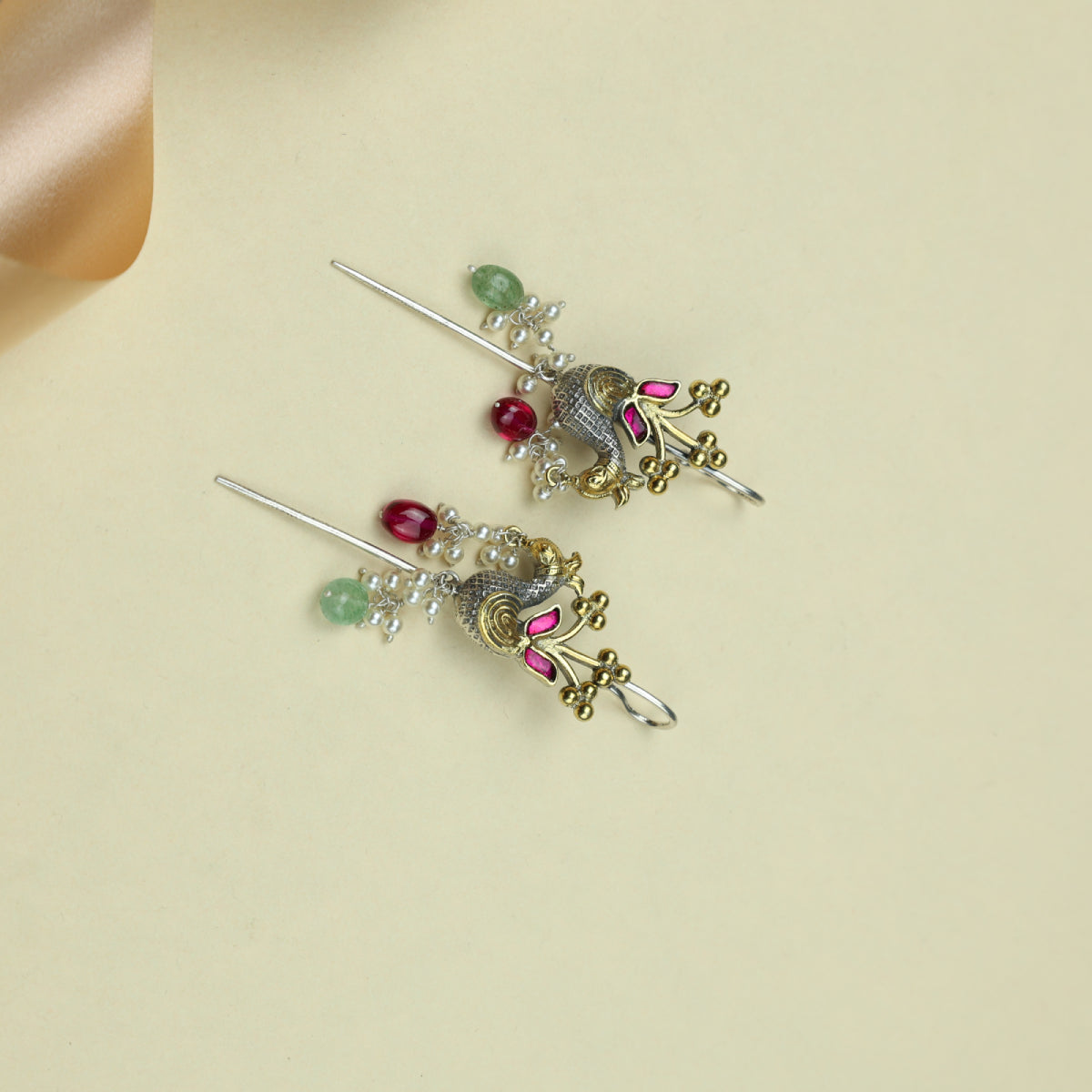 Anokhi Fusion Peocok Motif Ear Pin