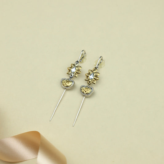 Anokhi Fusion Kundan Flower Motif Ear Pin