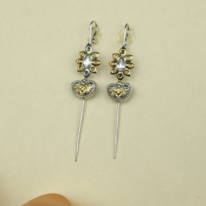 Anokhi Fusion Kundan Flower Motif Ear Pin
