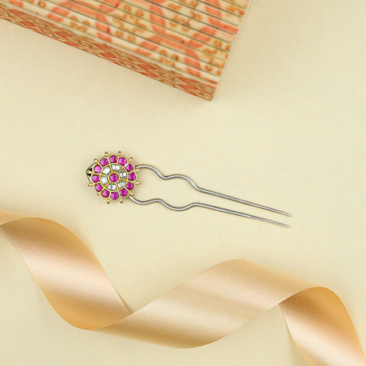 Anokhi Fusion Gold Polished Hairpin