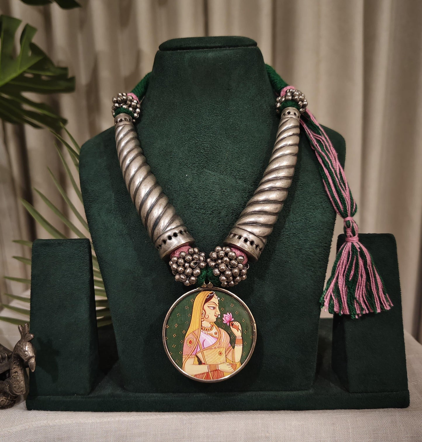 Tribal Tales Chittai  Pichwai Necklace