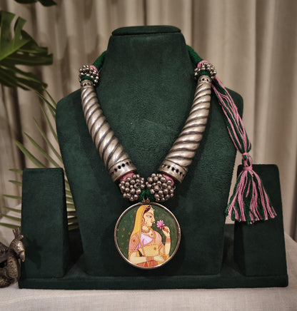 Tribal Tales Chittai  Pichwai Necklace