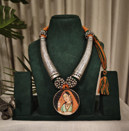 Tribal Tales Chittai  Pichwai Necklace