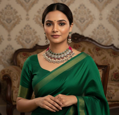 Tribal Tales Kempstone Jari Dori Necklace Set