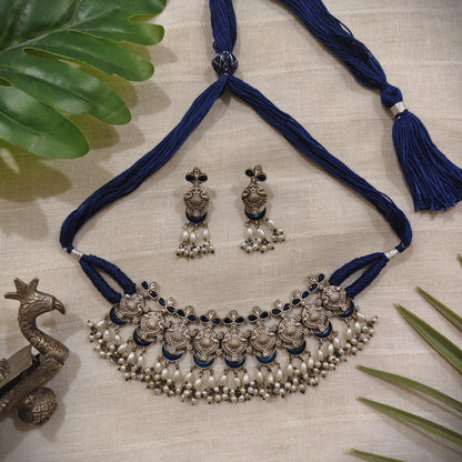 Tribal Tales Kempstone Jari Dori Necklace Set