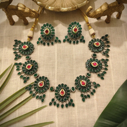 Tribal Tales Stone Embedded Neckpiece