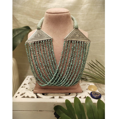 Tribal Tales Firoza Multilayered Neckpiece | Costume Jewellery