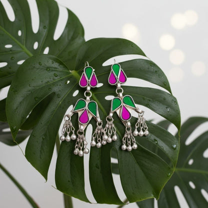 Tribal tales Afghaanii Glass Earrings