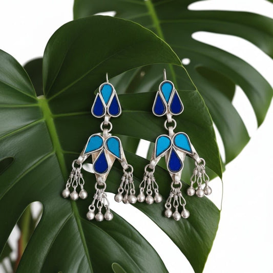 Tribal tales Afghaanii Glass Earrings