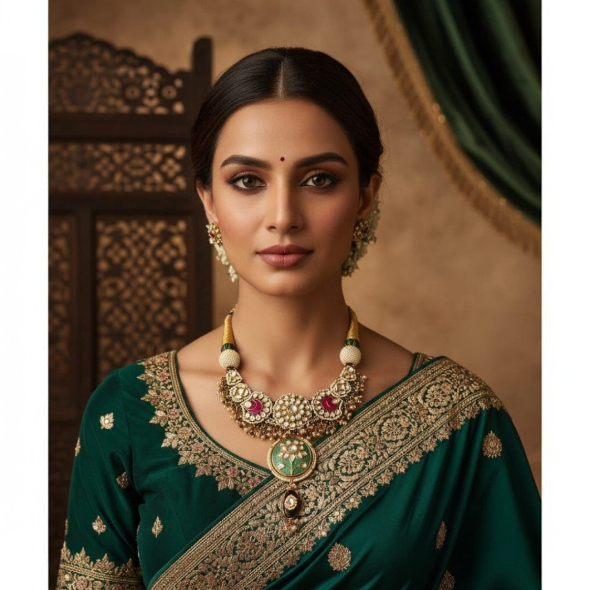 Tribal Tales Royal Kundan Dori Bridal Necklace