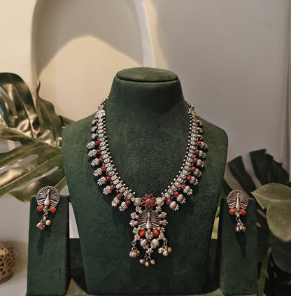 Tribal Tales Kolhapuri Stone Embedded Neckpiece