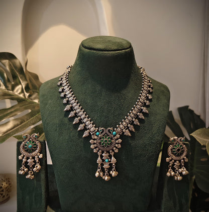 Tribal Tales Kolhapuri Stone Embedded Neckpiece