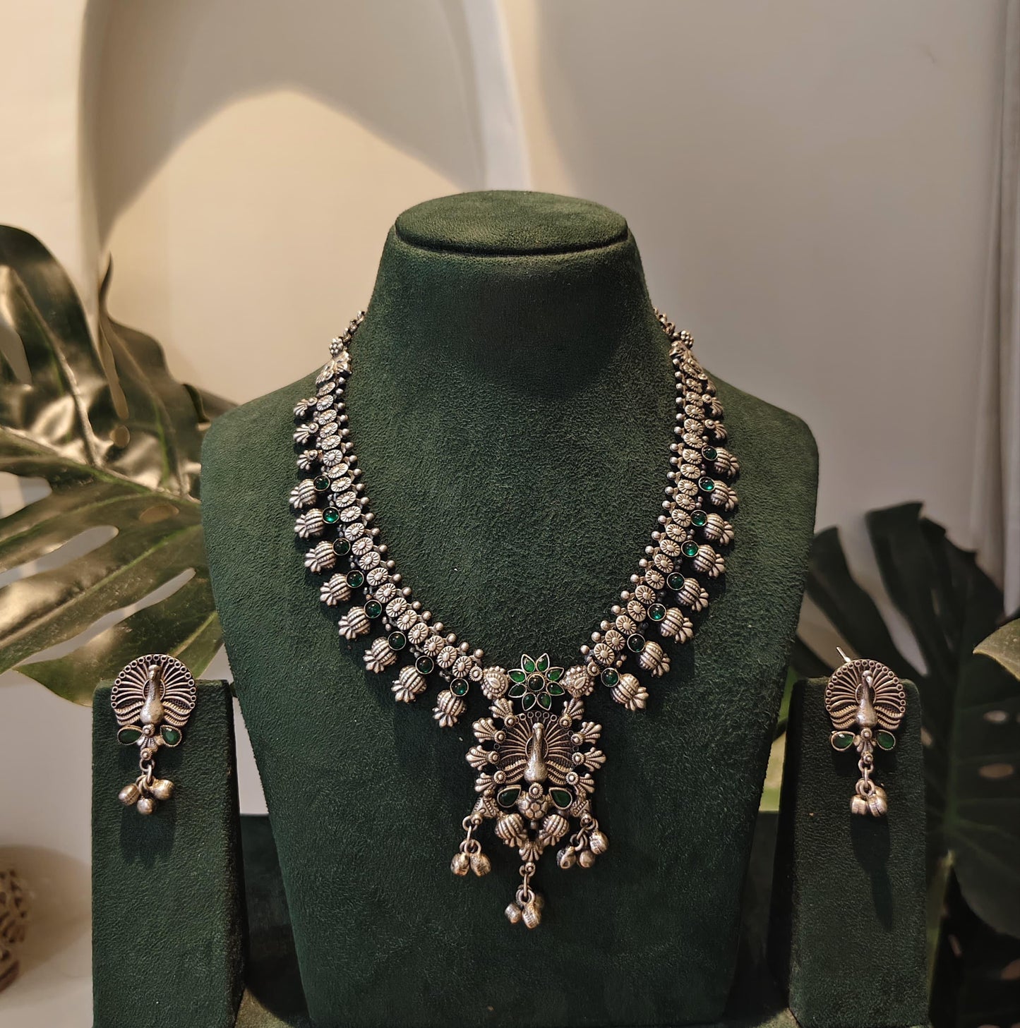 Tribal Tales Kolhapuri Stone Embedded Neckpiece