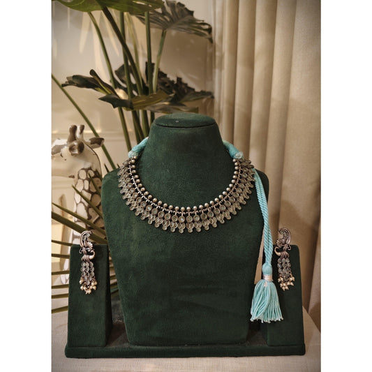 Tribal Tales Designer Stone Embedded Neckpiece