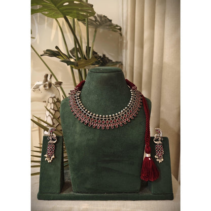 Tribal Tales Designer Stone Embedded Neckpiece