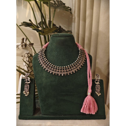 Tribal Tales Designer Stone Embedded Neckpiece